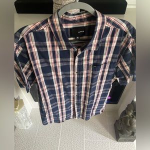 Hurley short sleeve button down.